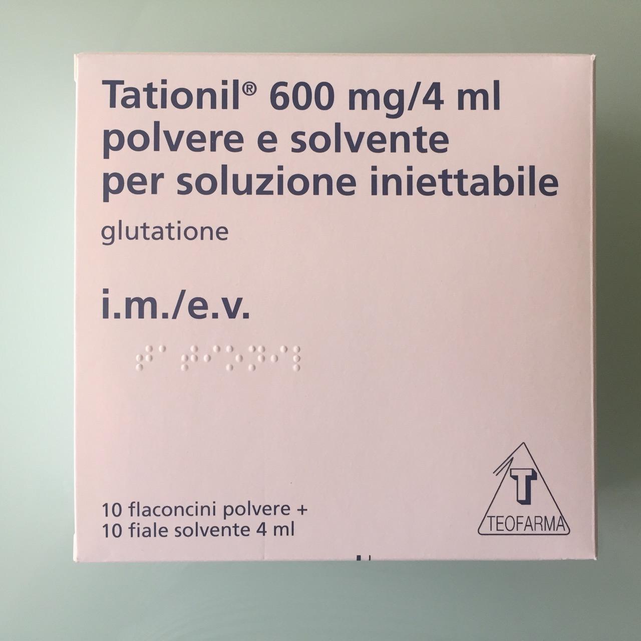 "NO STOCK" TATIONIL Glutathione 600mg Made in Italy
