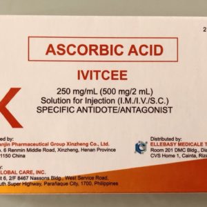 VITAMIN C 500MG 2ML PER AMPOULE 10PCS