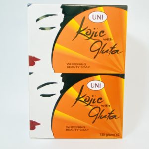 KOJIC W/ GLUTATHIONE WHITENING BEAUTY SOAP 2x 135g (270grams)