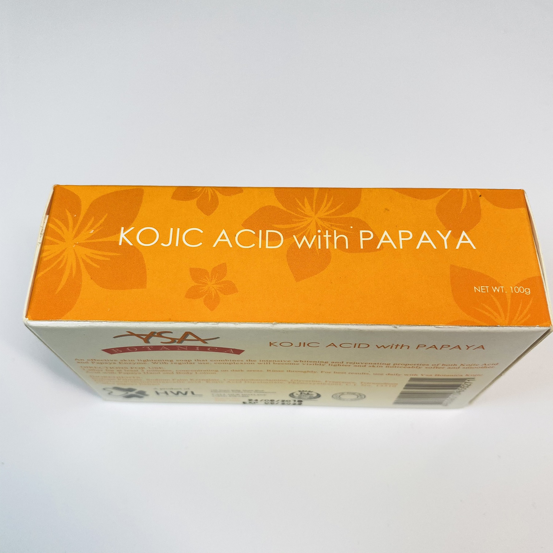 WHITENING SOAP WITH PAPAYA AND KOJIC ACID BY YSA BOTANICA 100g - Image 4