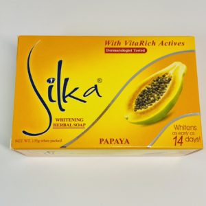 SILKA WHITENING HERBAL WITH PAPAYA SOAP 135g