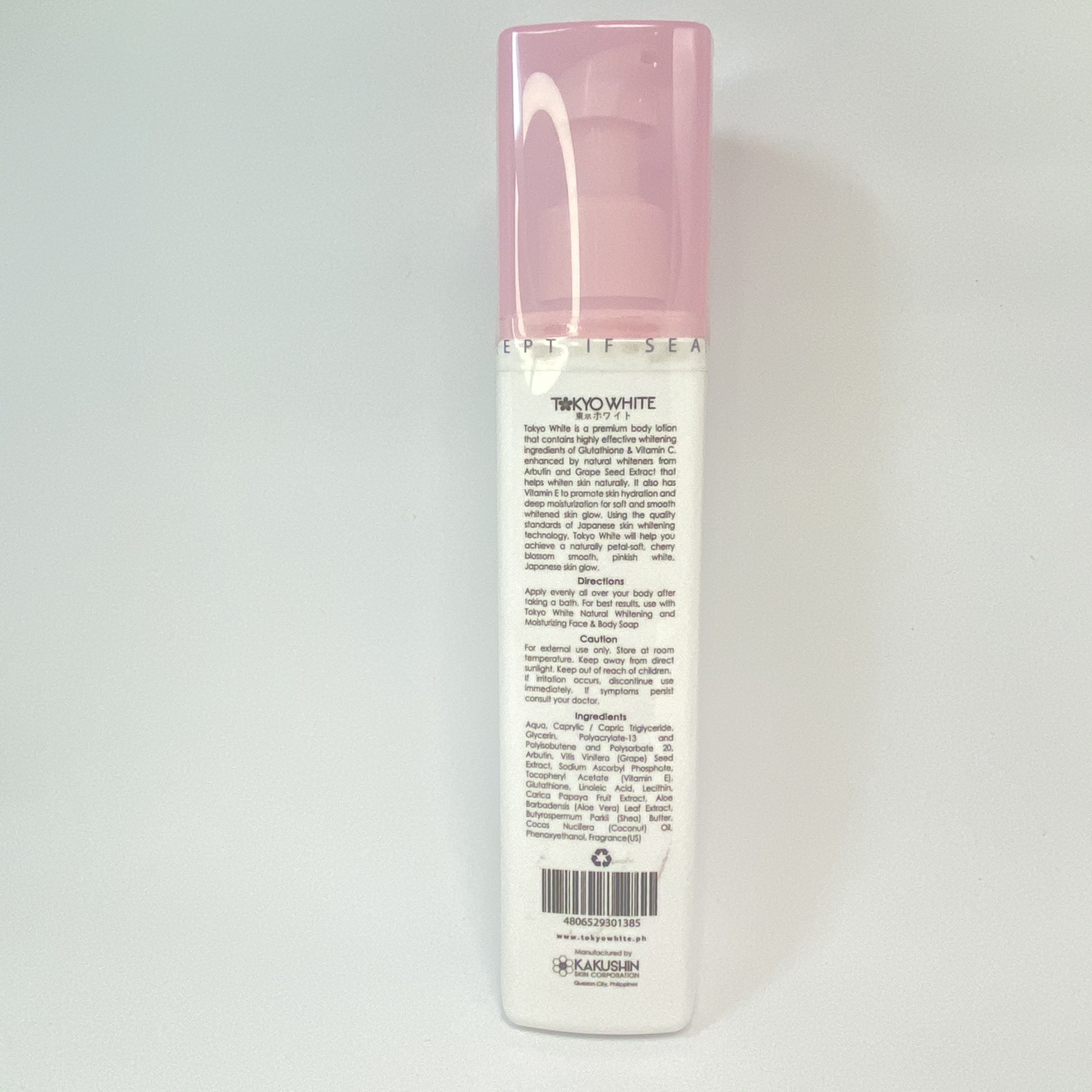 TOKYO WHITE WHITENING & MOISTURIZING BODY LOTION - Image 3