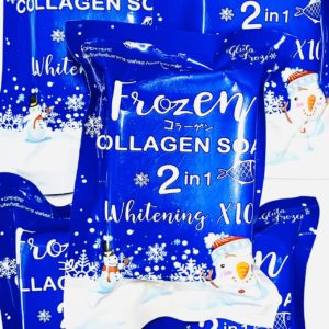 FROZEN COLLAGEN SOAP WITH WHITENING X10  2 IN 1